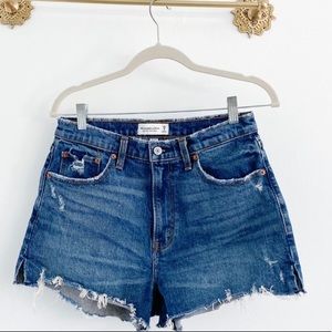 Abercrombie & Fitch High Rise Mom Shorts Size 8
